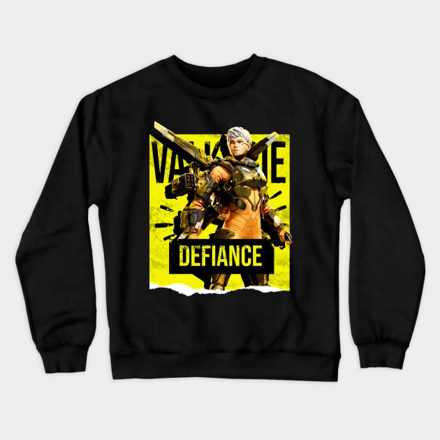 Apex Legends Valkyrie Defiance Crewneck Sweatshirt by LucioDarkTees